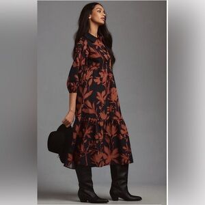 Maeve The Bettina Tiered Shirt Dress
Sz XXS